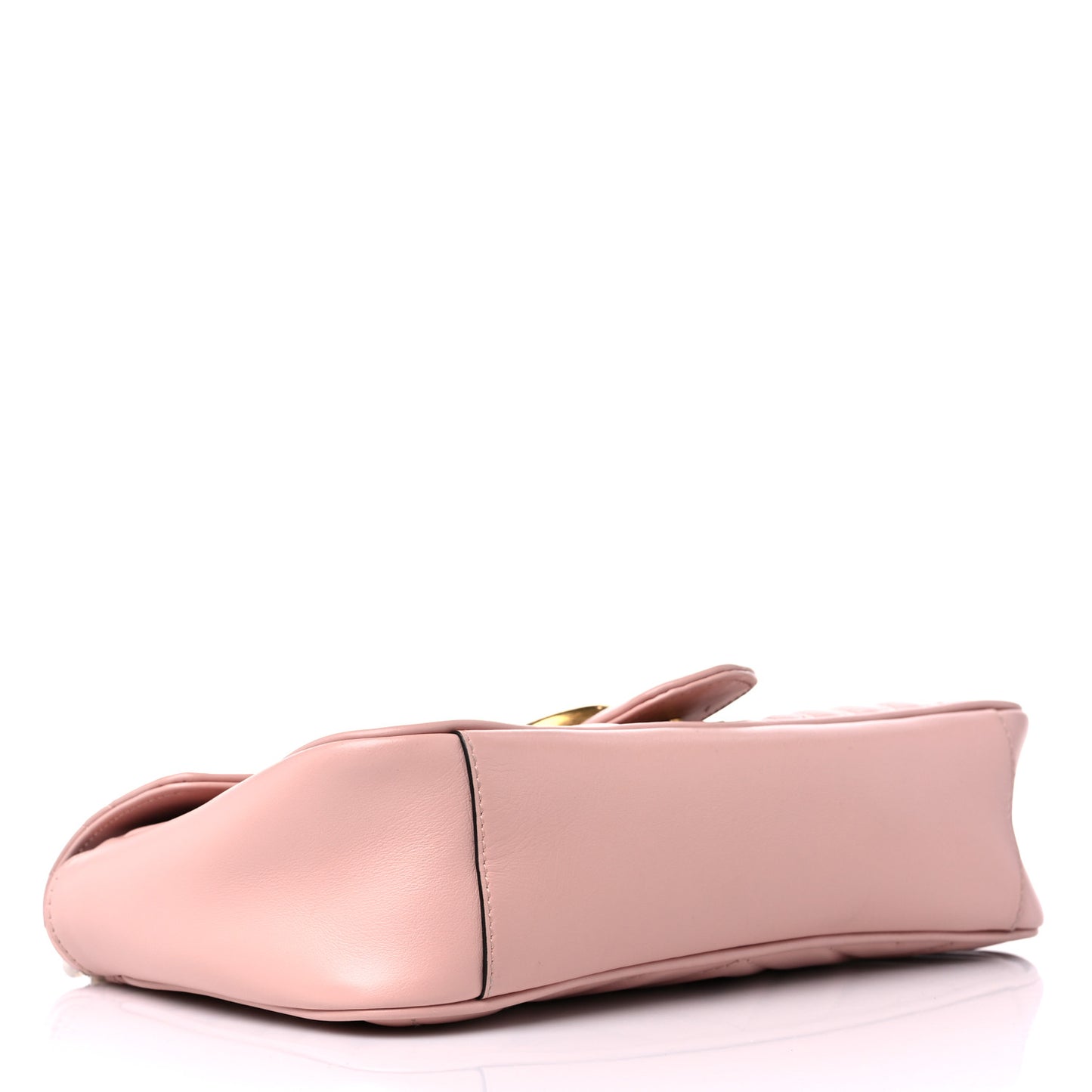 Calfskin Matelasse Small GG Marmont Shoulder Bag Perfect Pink
