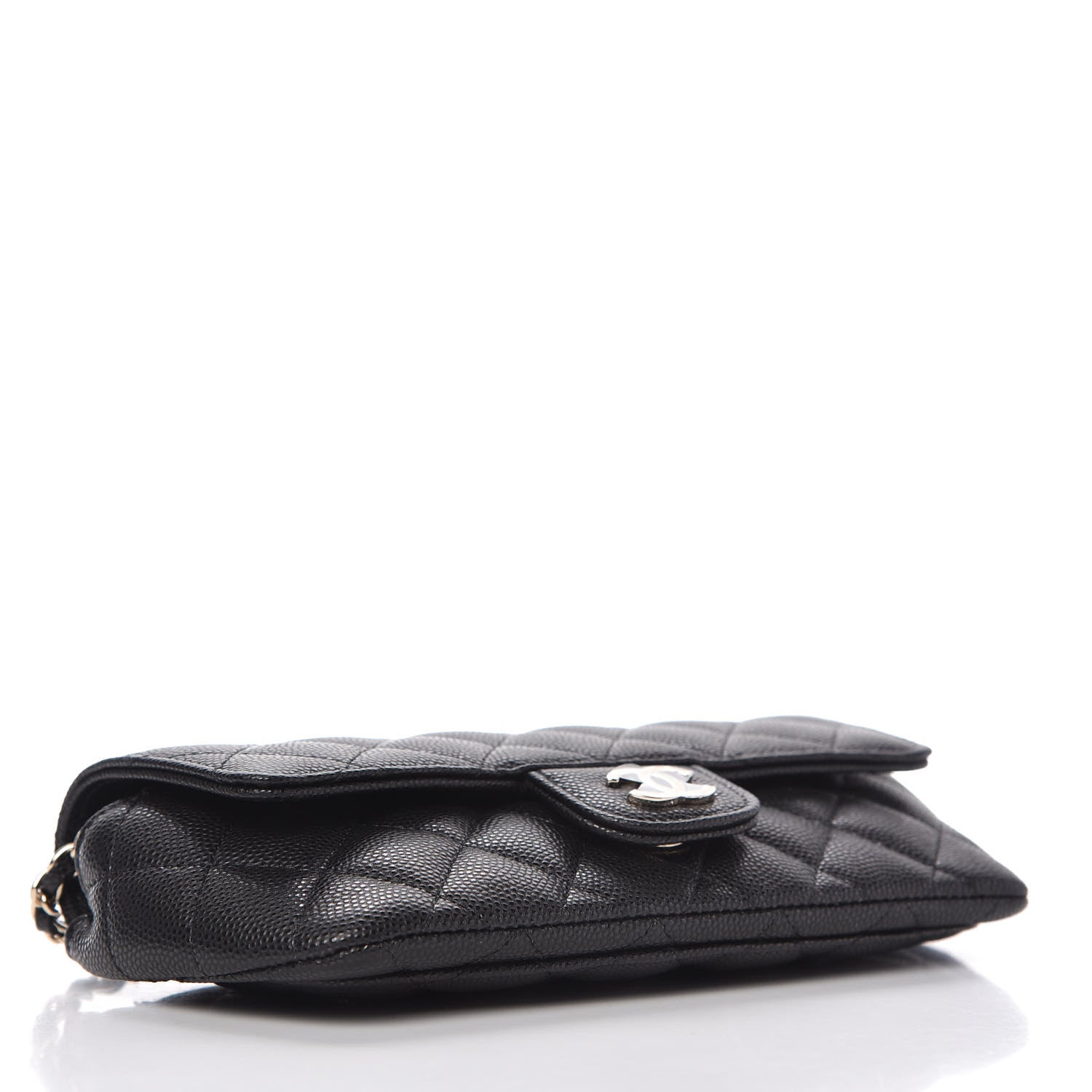 Chanel Caviar Quilted Glasses Case With Chain Black 4 of 12