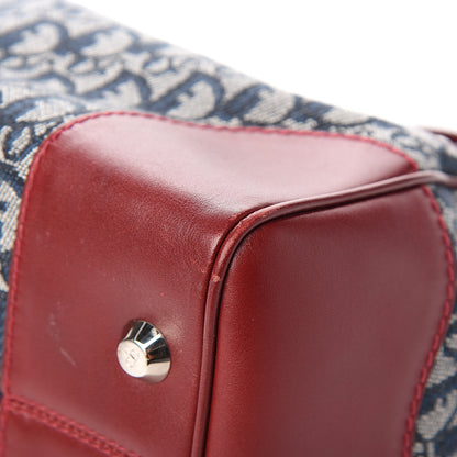 Christian Dior Monogram Boston Navy Red 8 of 11