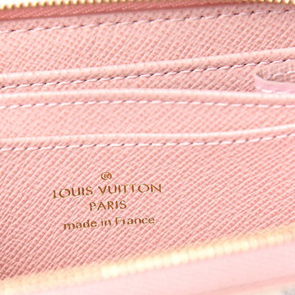 Louis Vuitton Damier Azur Zippy Coin Purse Rose Ballerine 5 of 6