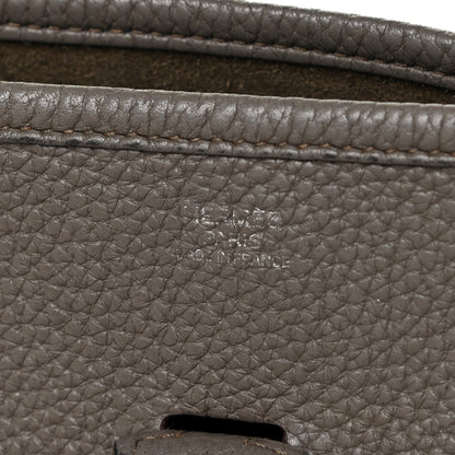 Hermes Taurillon Clemence Evelyne III PM Etain 6 of 32