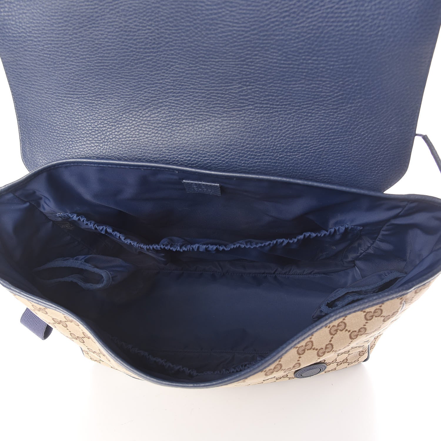 Gucci Monogram Convertible Diaper Bag Blue 6 of 9