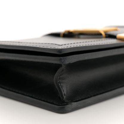 Versace Calfskin Greca Goddess Wallet On Chain Black 8 of 10