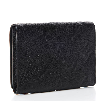 Louis Vuitton Empreinte Business Card Holder Black 3 of 9