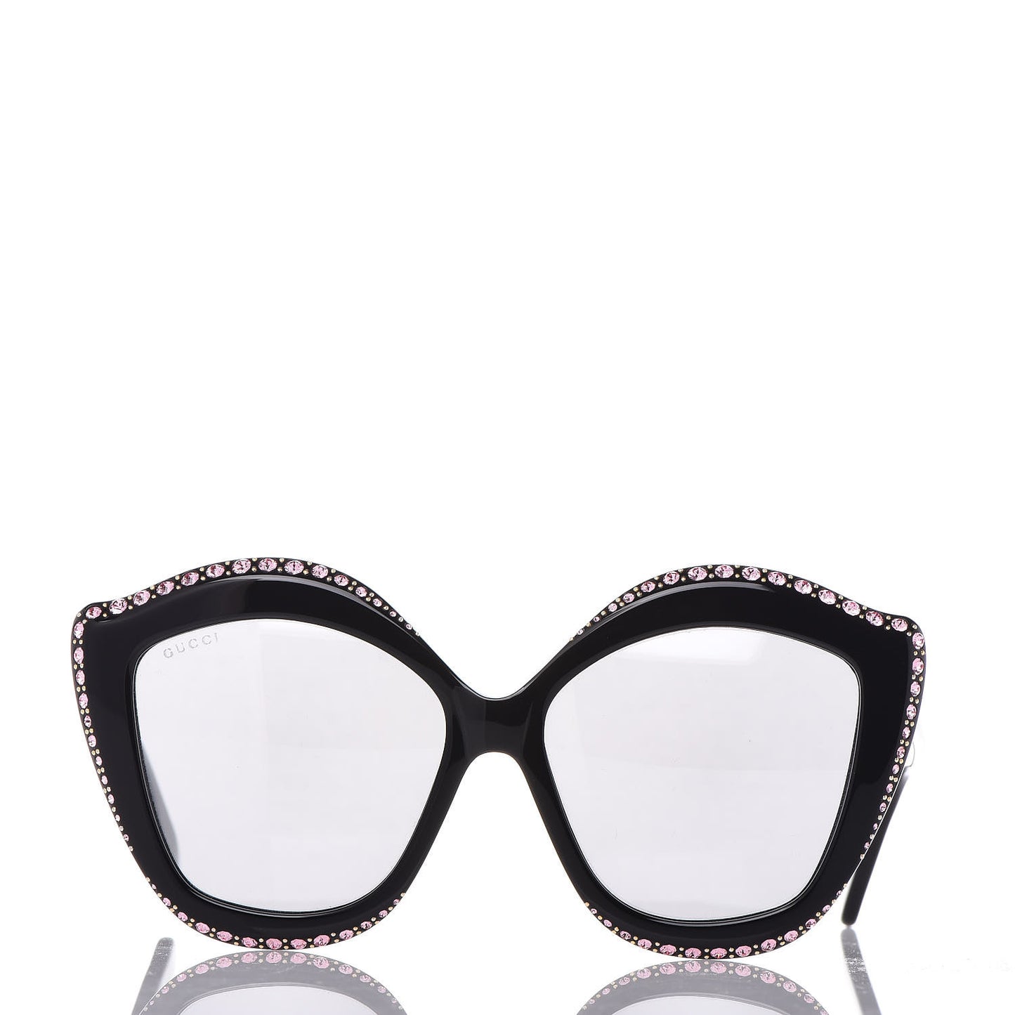 Crystal Cat Eye GG0118S Sunglasses Black