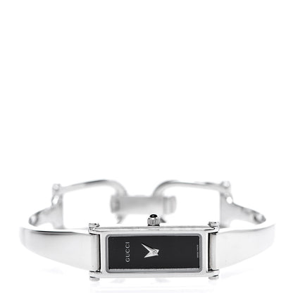 Gucci Stainless Steel 12mm 1500L Horsebit Quartz Watch Black 2 of 6