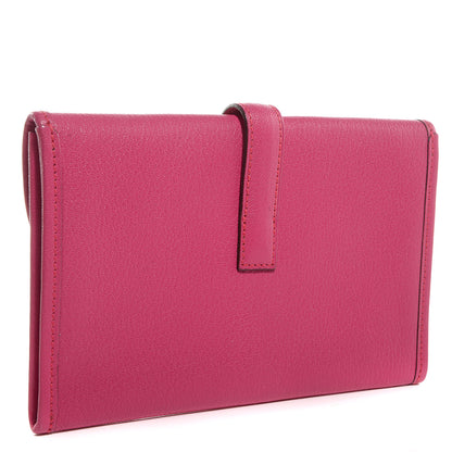 Hermes Chèvre Jige Mini 20 Clutch Fuchsia 5 of 19