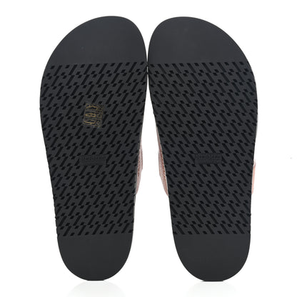 Hermes Epsom Womens Chypre Sandals 40 Natural 5 of 9