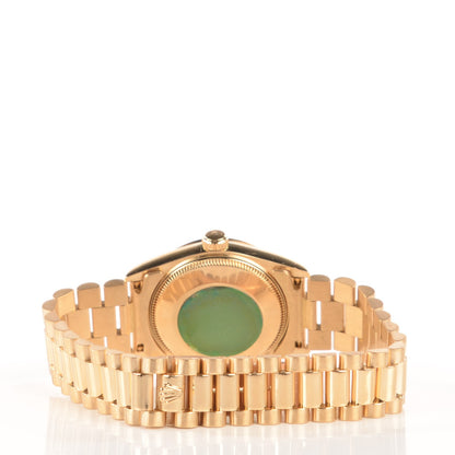Rolex 18K Yellow Gold Diamond 31mm Oyster Perpetual Datejust President Watch Champagne 68278 5 of 10