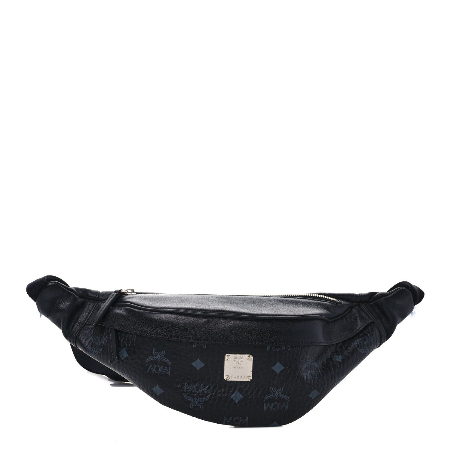 MCM Visetos Small Stark Belt Bag Black 1 of 9