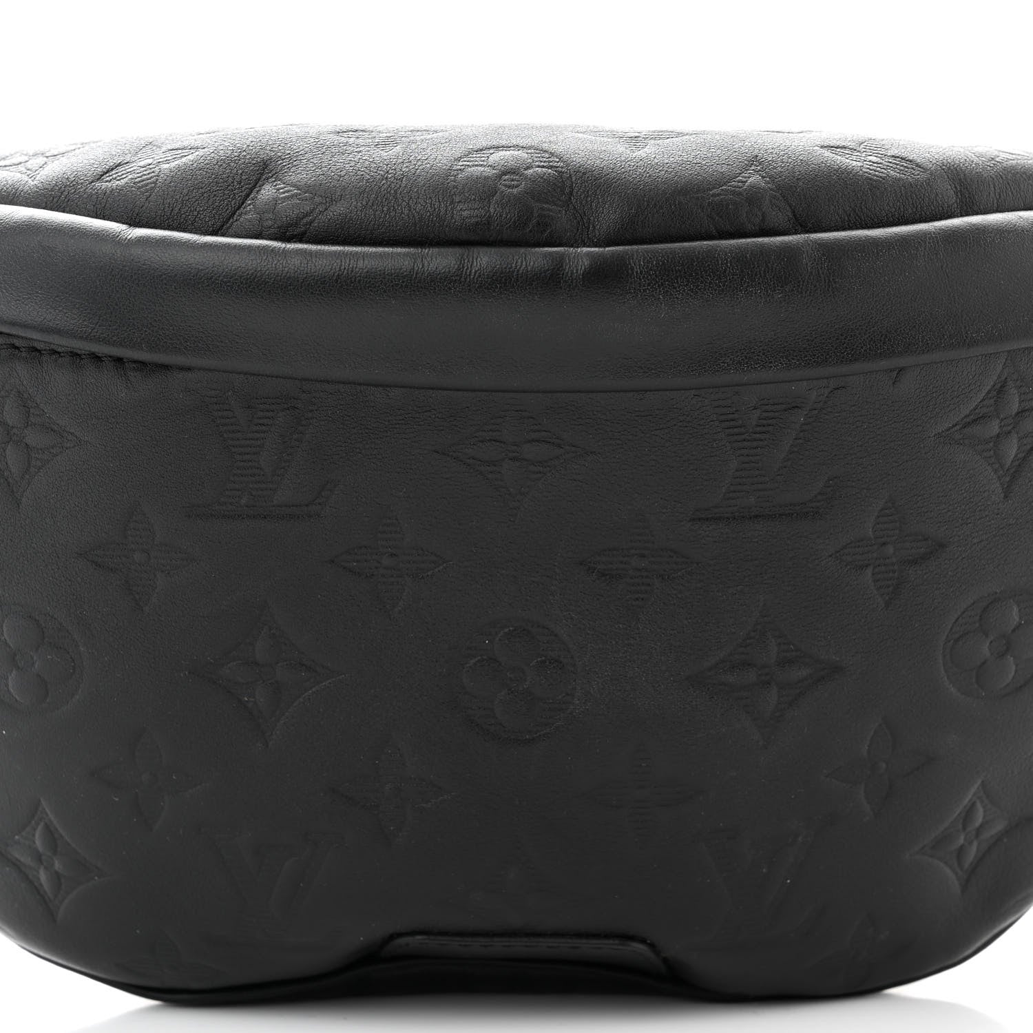 Louis Vuitton Calfskin Monogram Shadow Discovery Bumbag Black 7 of 10