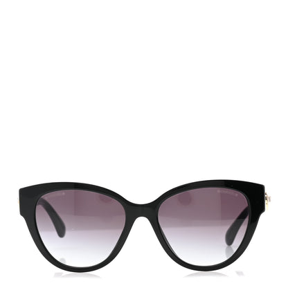 Chanel Acetate Charms Pearl Square Sunglasses 5477 Black 2 of 8
