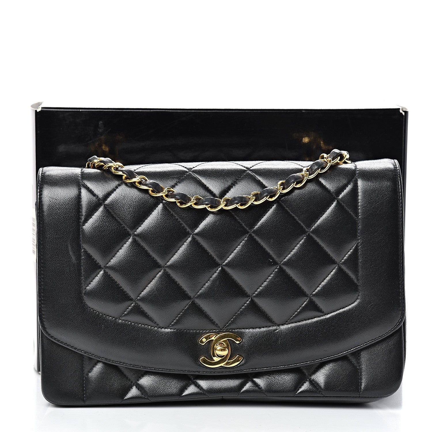 Chanel Lambskin Quilted Medium Single Flap Black 21 of 21