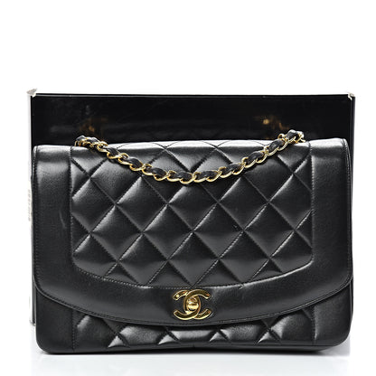 Chanel Lambskin Quilted Medium Single Flap Black 21 of 21