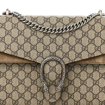Gucci GG Supreme Monogram Medium Dionysus Shoulder Bag Taupe 8 of 10