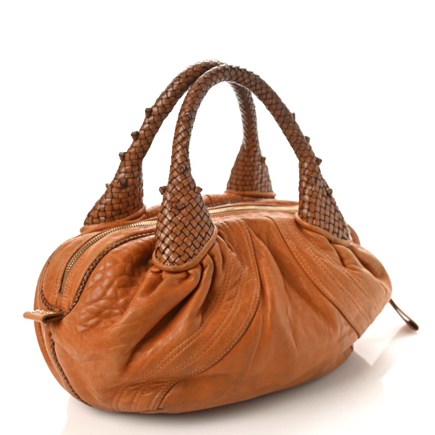 Nappa Nuvolata Spy Bowler Cognac