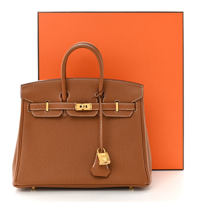 Hermes Togo Birkin 25 Gold 11 of 11