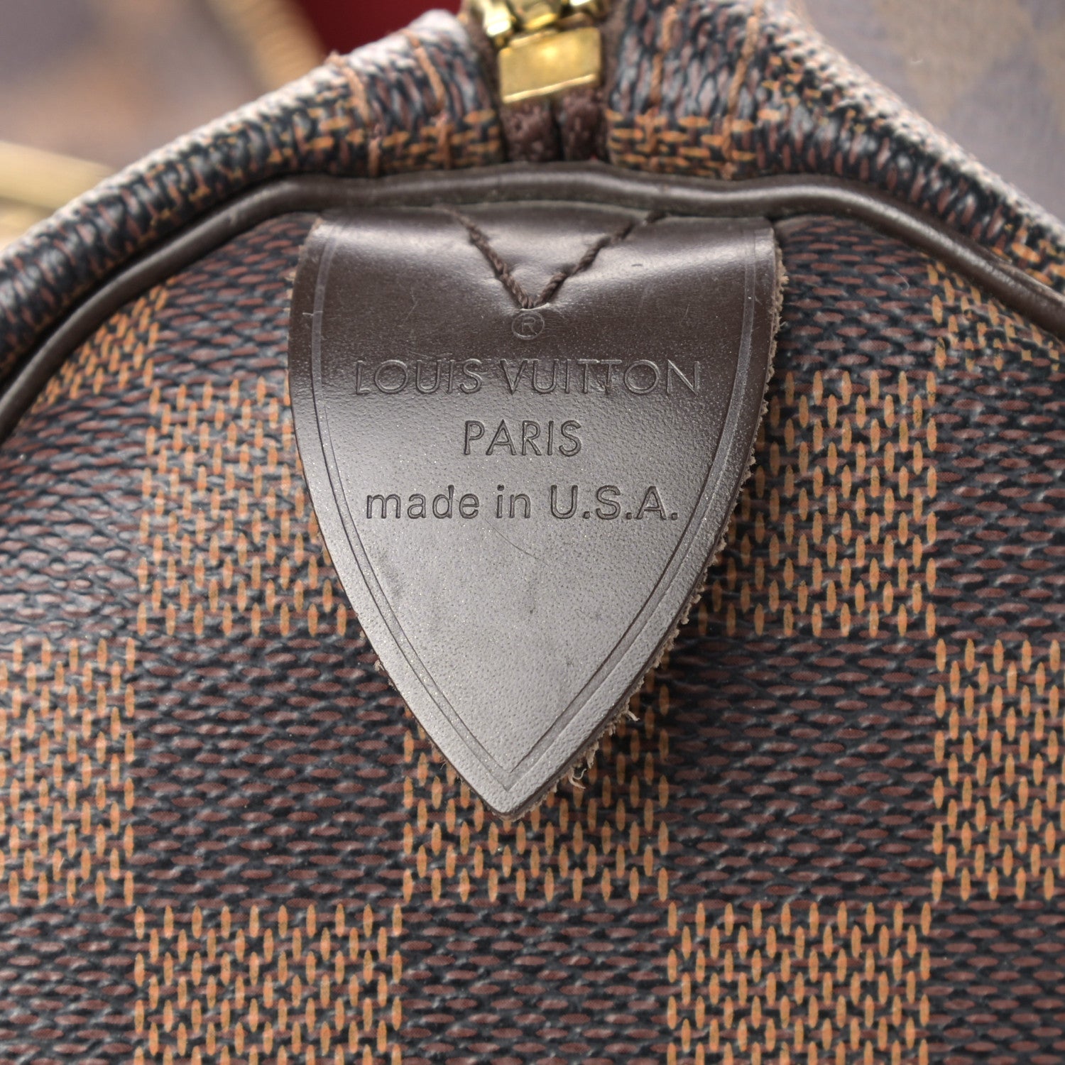 Louis Vuitton Damier Ebene Speedy 35 6 of 17