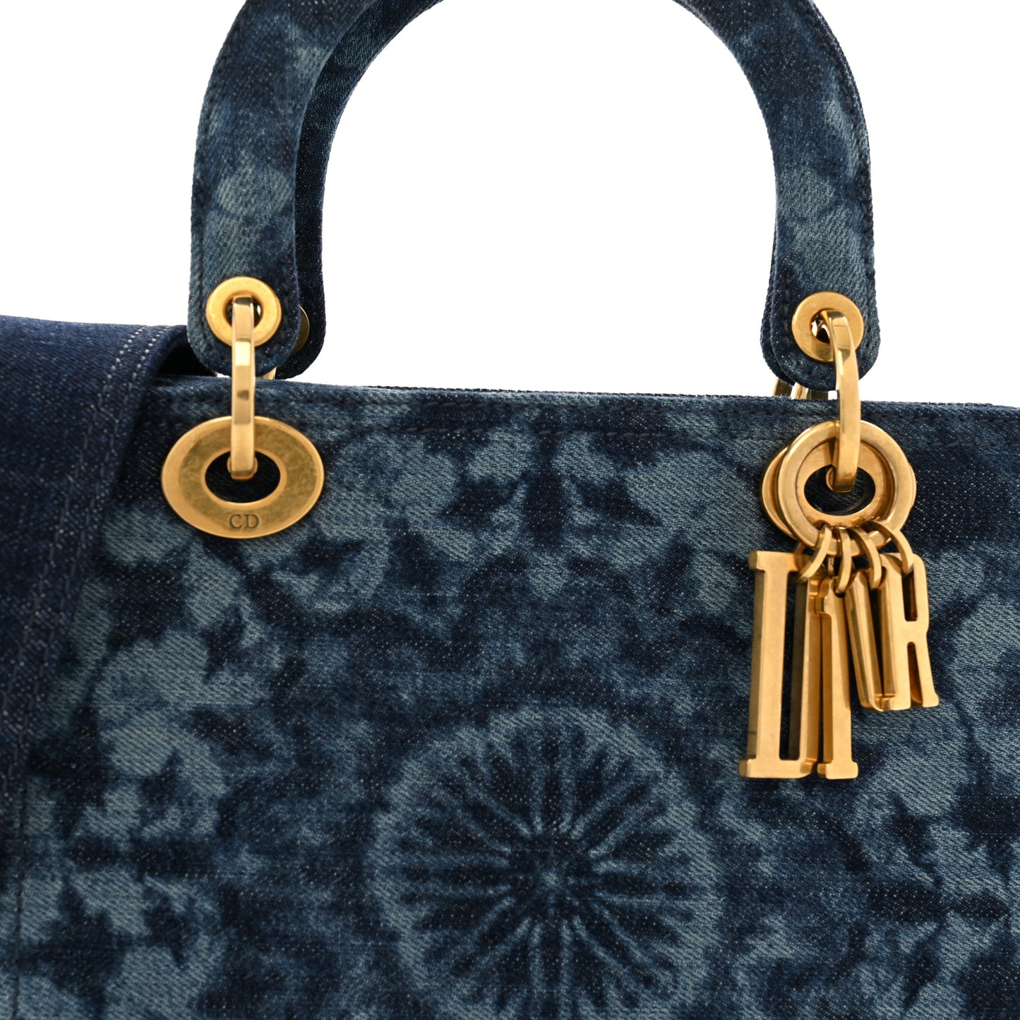 Denim Medium KaleiDiorscopic Lady Dior Blue