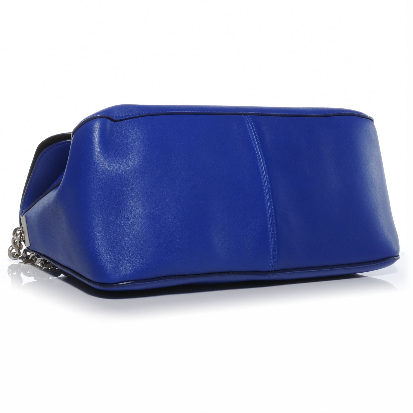 Lambskin Small Gourmette Shoulder Bag Royal Blue