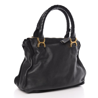 Chloe Calfskin Medium Marcie Satchel Black 3 of 10