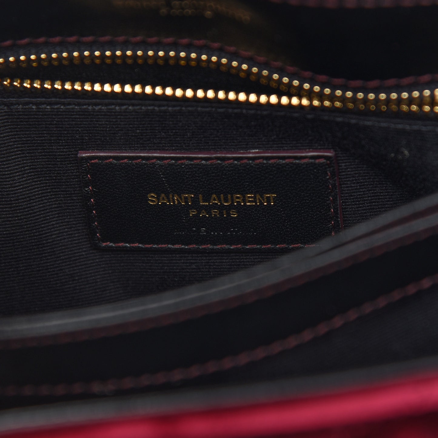 Velvet Y Quilted Monogram Toy Loulou Crossbody Bag French Burgundy