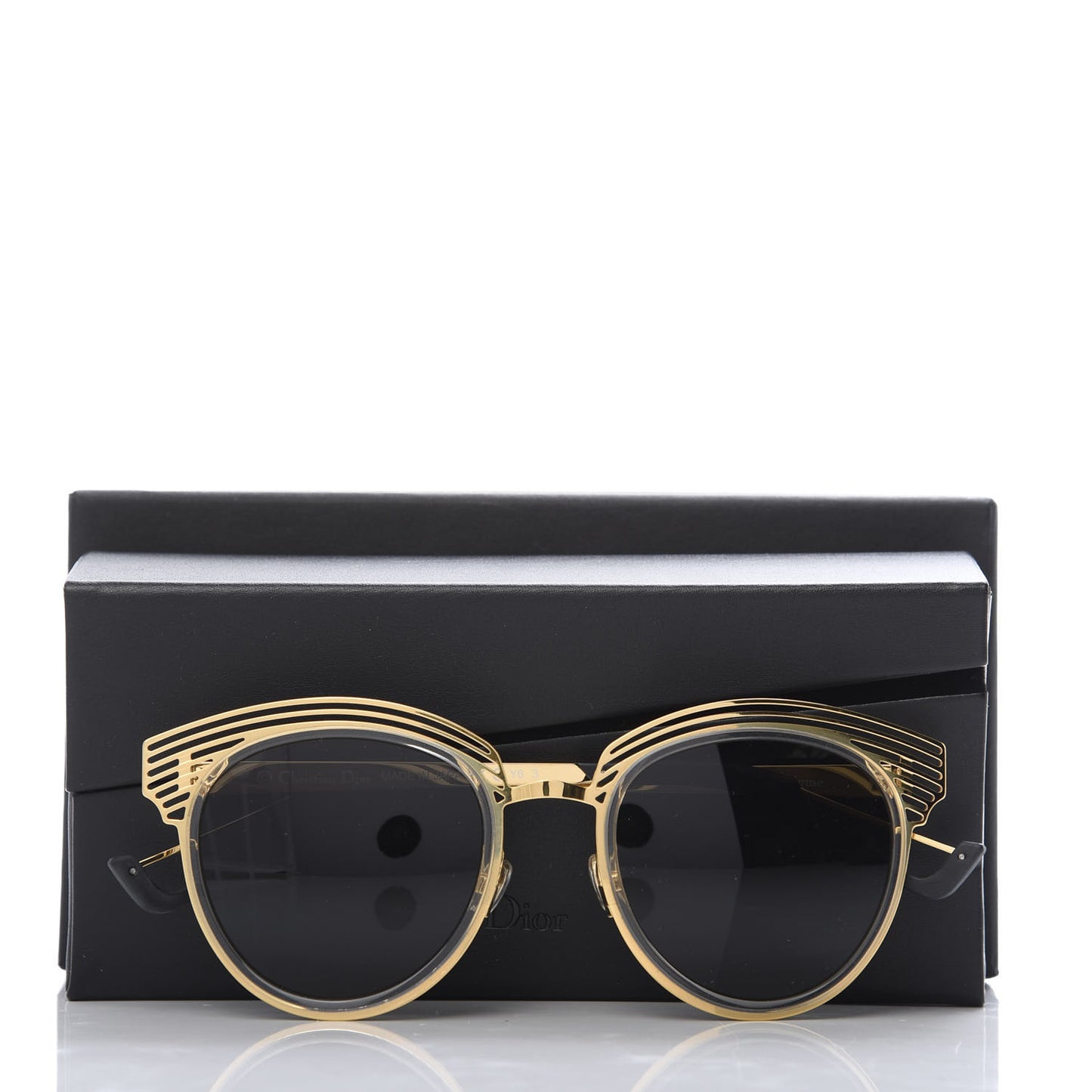 Acetate Enigme Sunglasses Gold