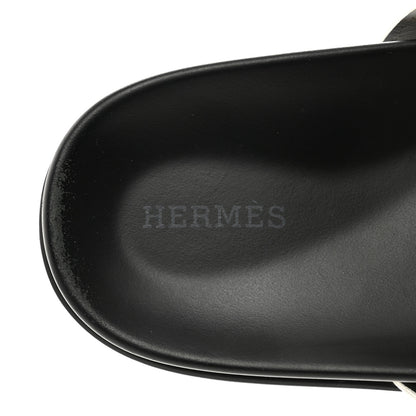 Hermes Calfskin Womens Chypre Sandals 41 White 7 of 9