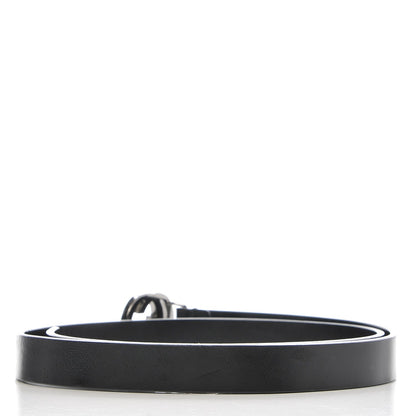 Gucci Calfskin Interlocking G Belt 80 32 Black 3 of 7