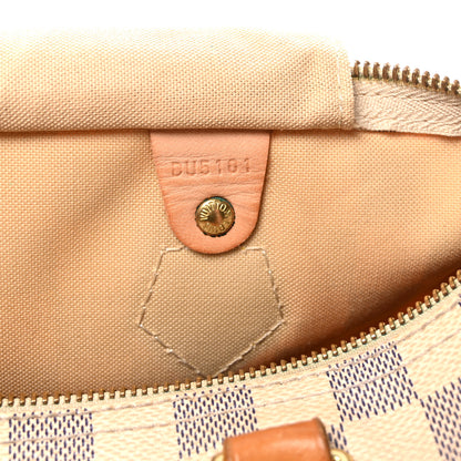 Louis Vuitton Damier Azur Speedy 30 6 of 10