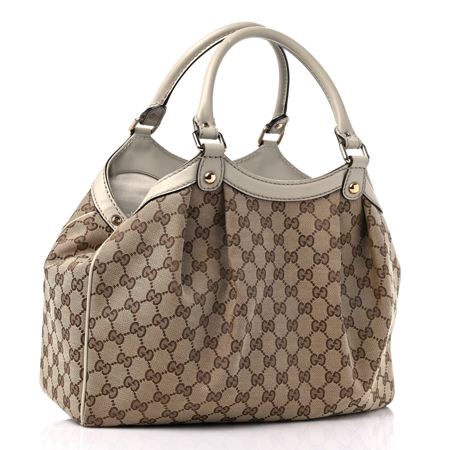 Monogram Medium Sukey Tote Off White