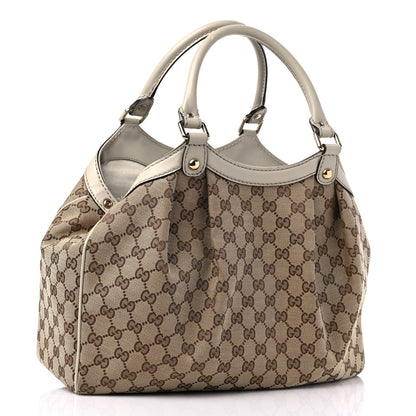 Gucci Monogram Medium Sukey Tote Off White 3 of 13