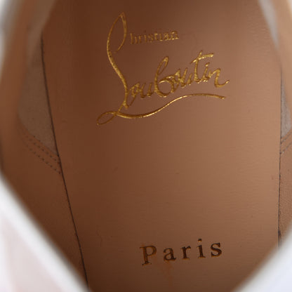 Christian Louboutin Patent Hilconico 85 Booties 39 White 7 of 9
