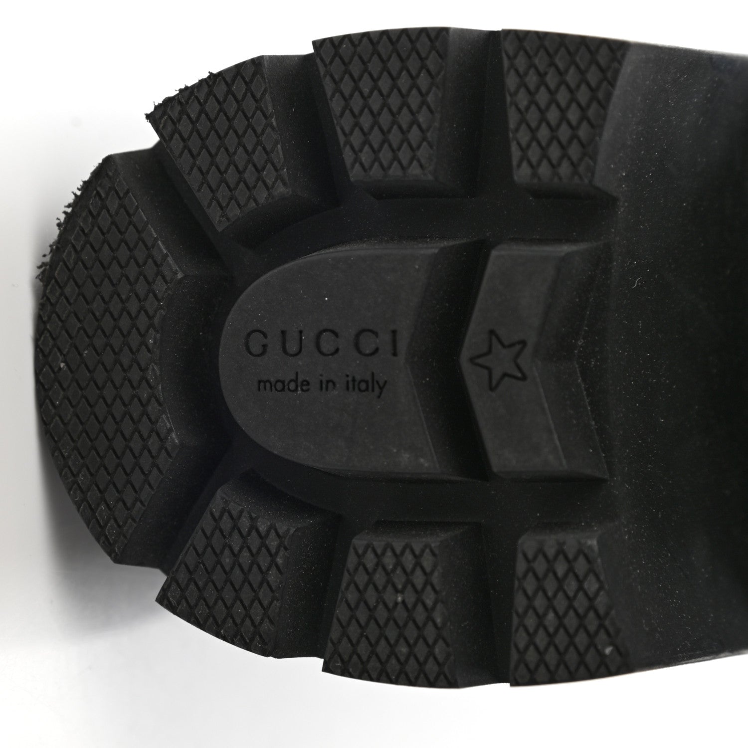 Gucci Tweed GG Monogram Lace Up Combat Ankle Boots 36.5 Black 8 of 8