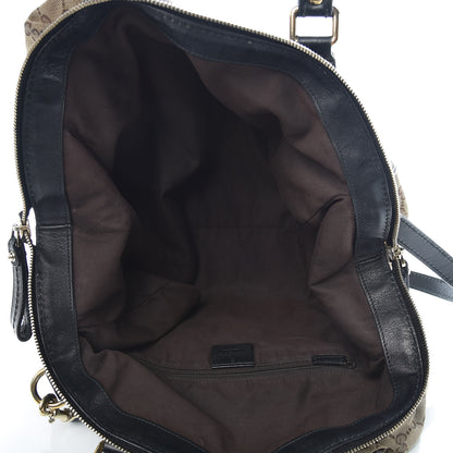 Gucci Monogram Medium Sukey Boston Bag Brown 7 of 12