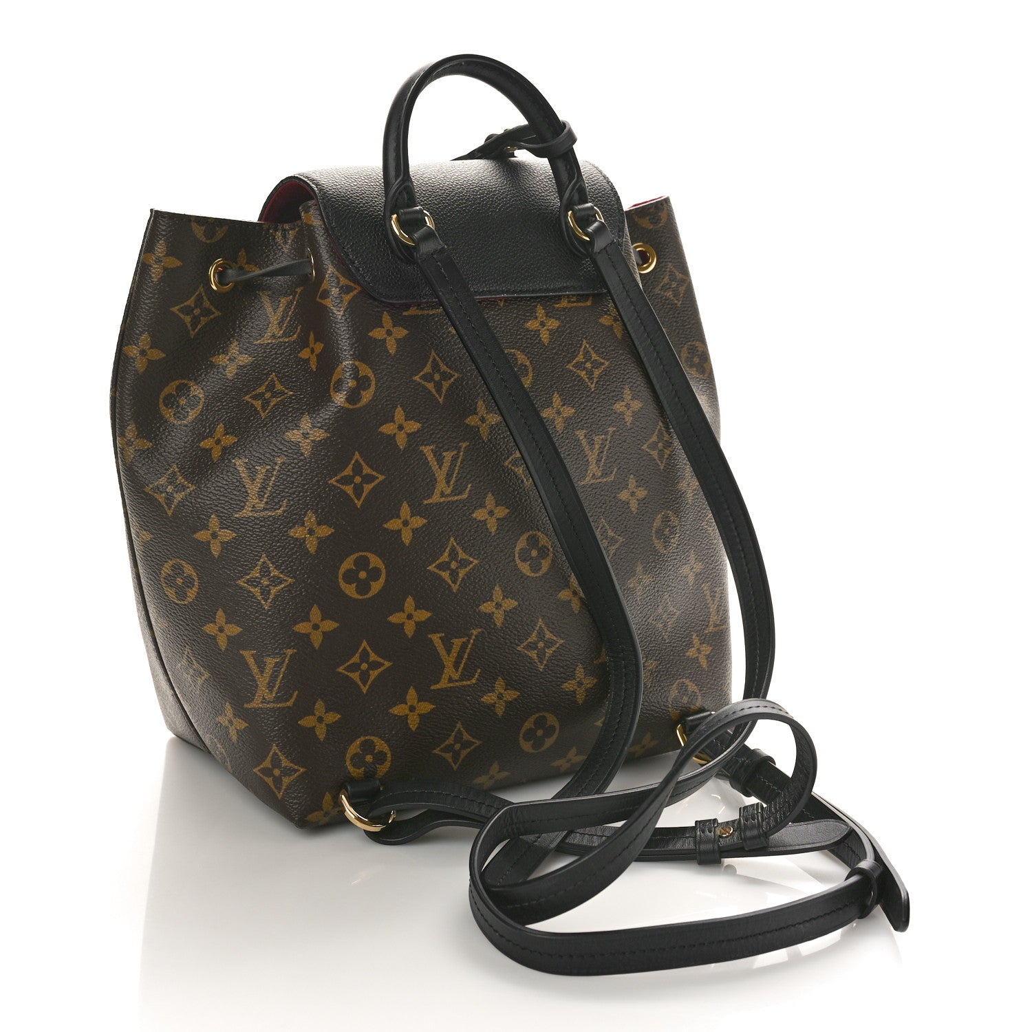 Louis Vuitton Monogram Montsouris PM Black 3 of 9