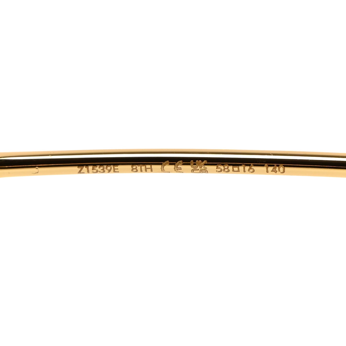 Metal My LV Chain Pilot Sunglasses Z1539E Gold