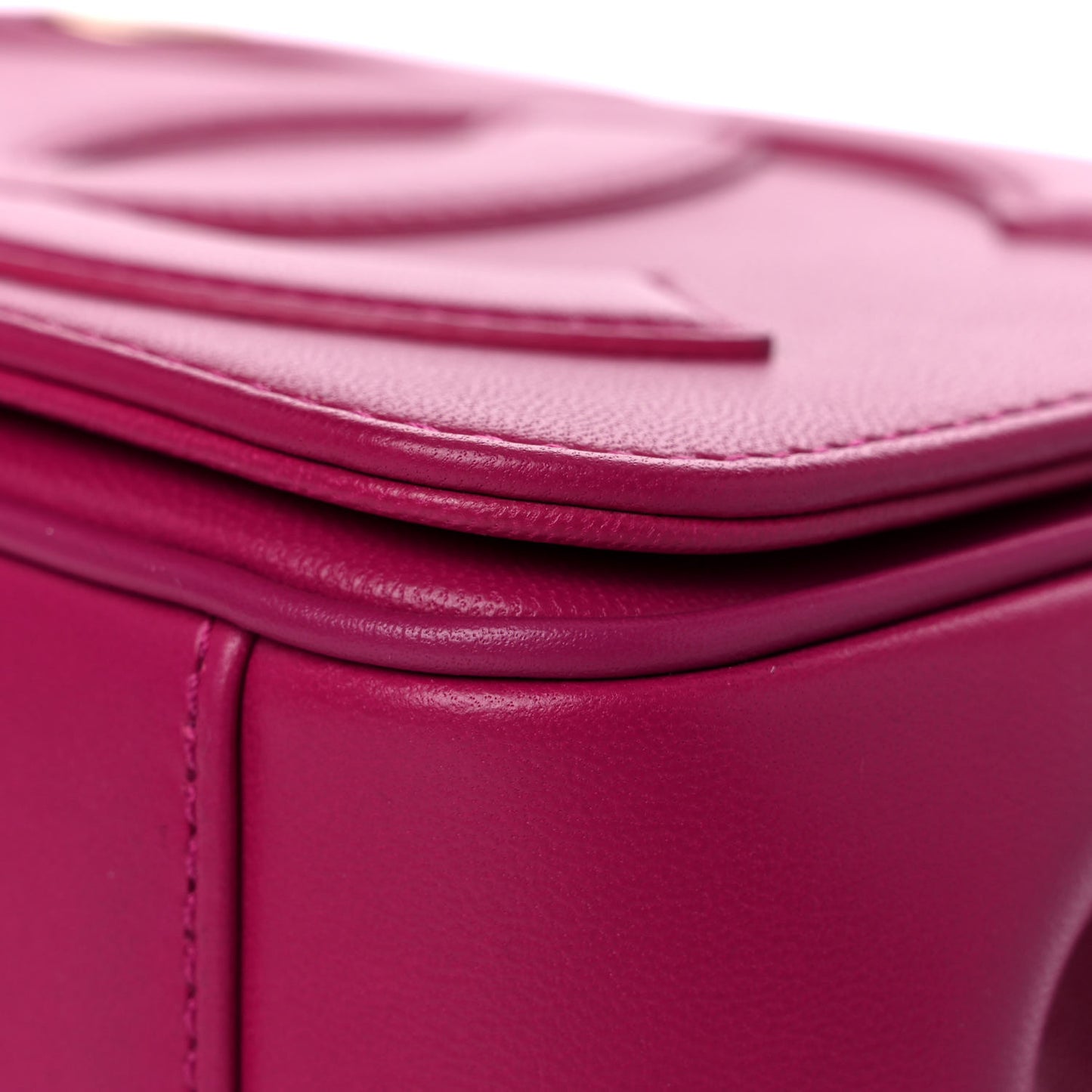 Lambskin CC Mania Flap Bag Pink
