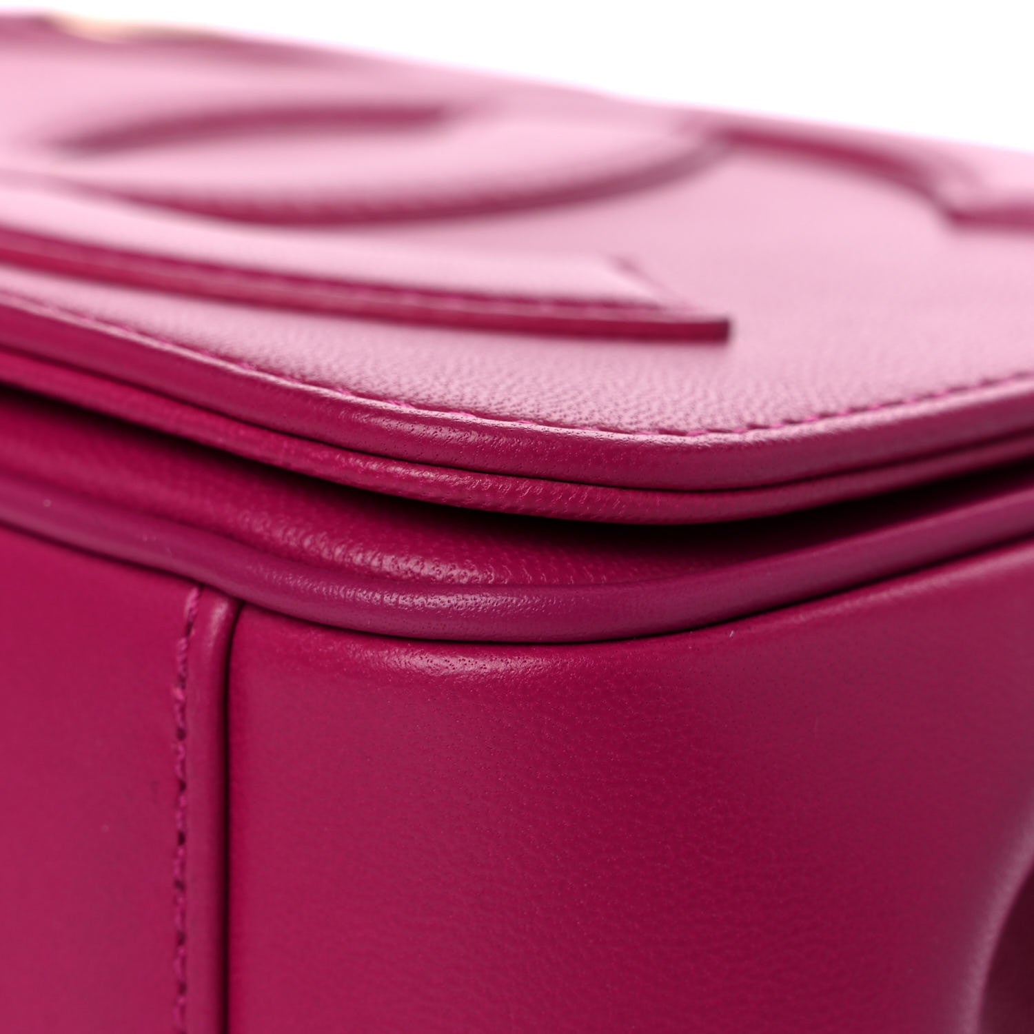 Chanel Lambskin CC Mania Flap Bag Pink 9 of 11