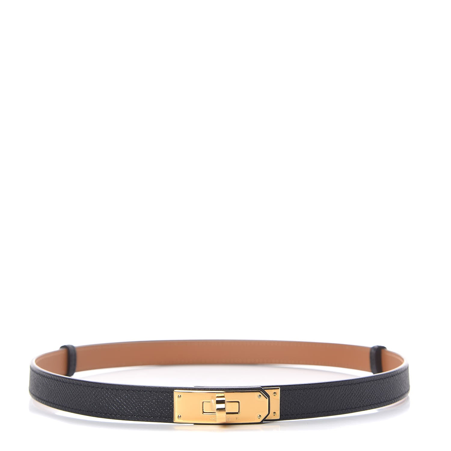 Hermes Epsom Kelly Belt Black 1 of 6