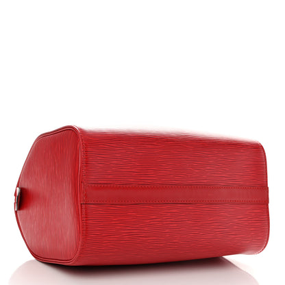 Louis Vuitton Epi Speedy 25 Castillan Red 4 of 12