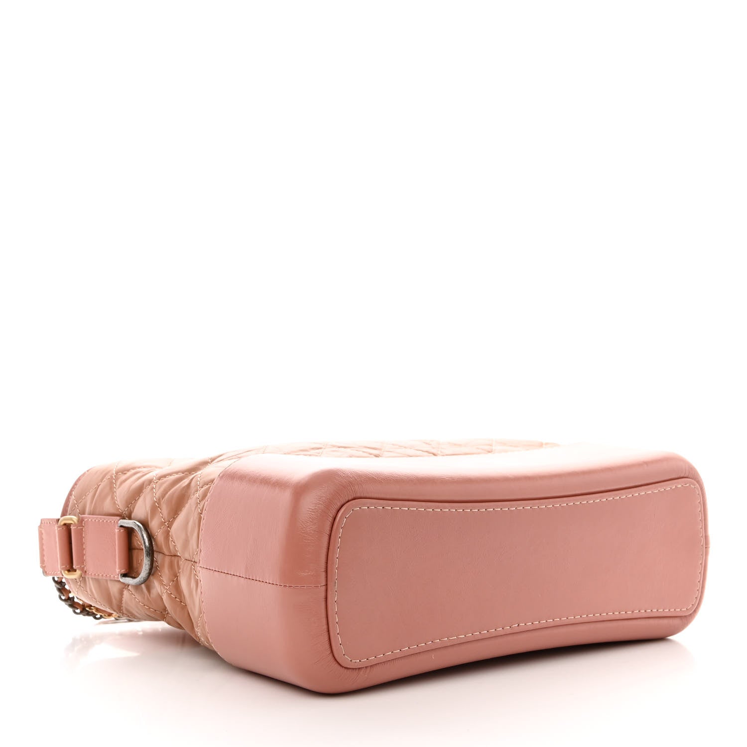 Chanel Aged Calfskin Quilted Medium Gabrielle Hobo Pink 4 of 10