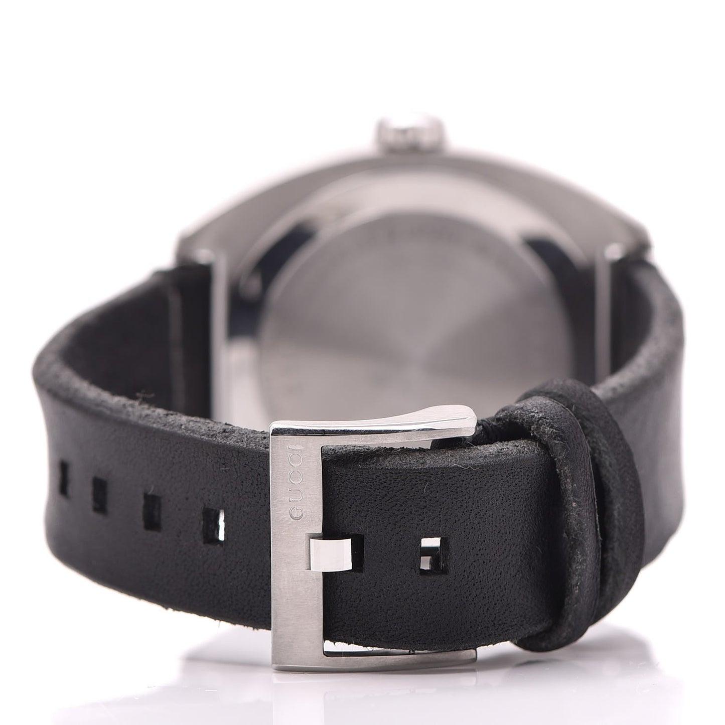 Stainless Steel Calfskin 44mm GG2570 Toscano Quartz Watch Black