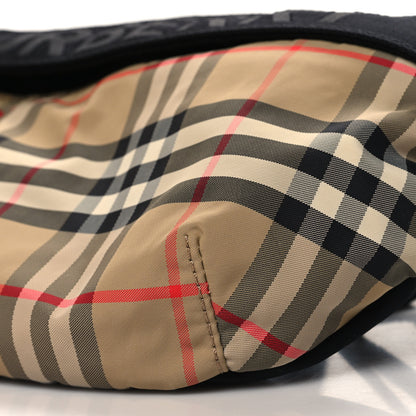 Burberry Nylon Vintage Check Sonny Bum Bag Archive Beige Black 9 of 9