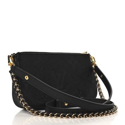 Louis Vuitton Empreinte Monogram Giant Multi Pochette Accessories Black 3 of 9