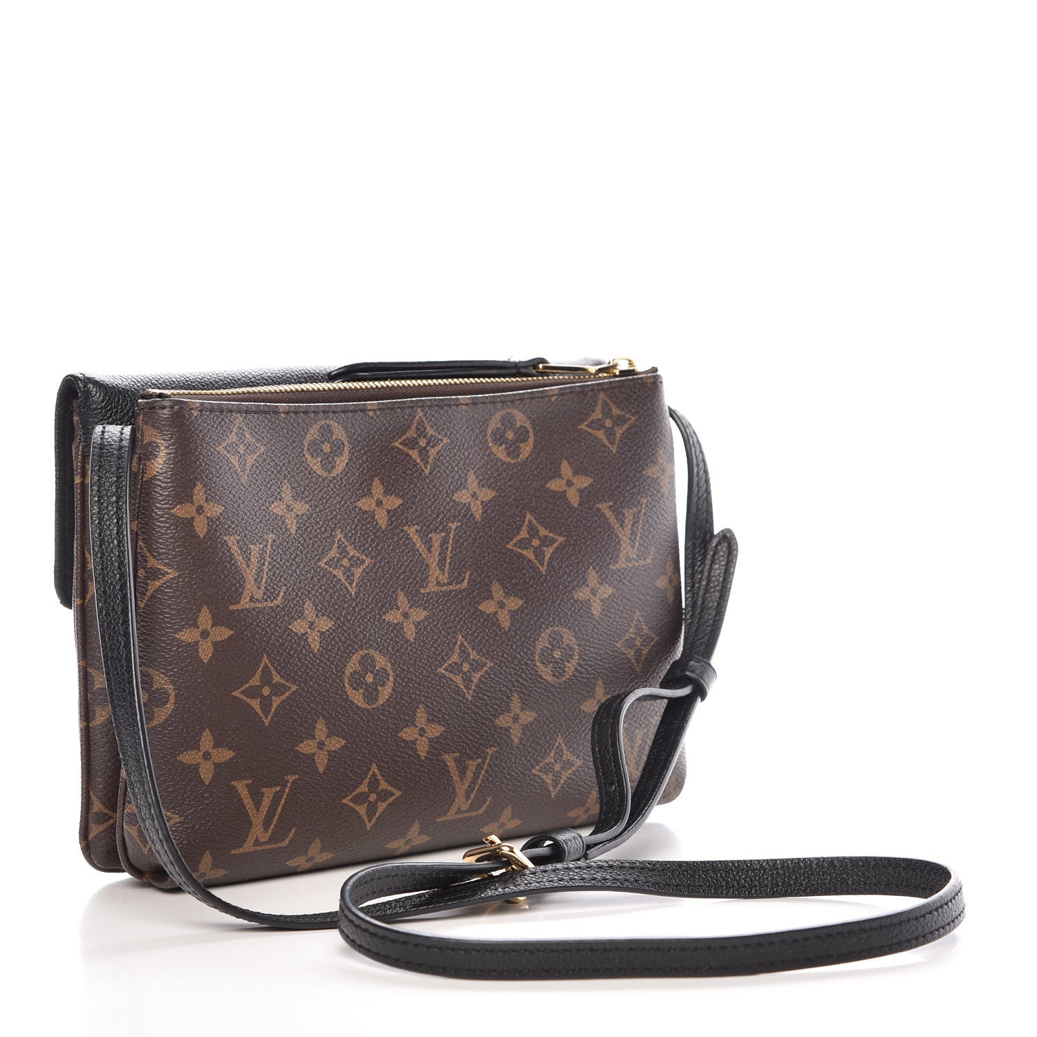 Louis Vuitton Monogram Twice Pochette Black 3 of 13