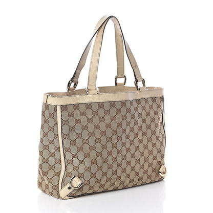 Gucci Monogram Medium Abbey Tote White 3 of 12