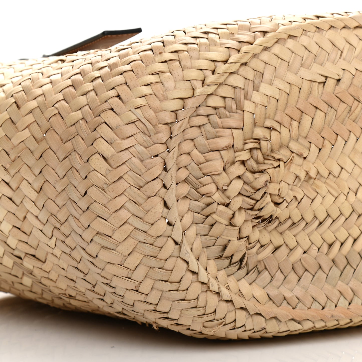 Raffia Large Basket Tote Bag Natural Tan