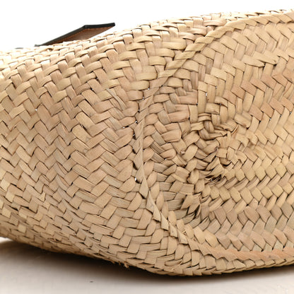 Loewe Raffia Large Basket Tote Bag Natural Tan 9 of 12