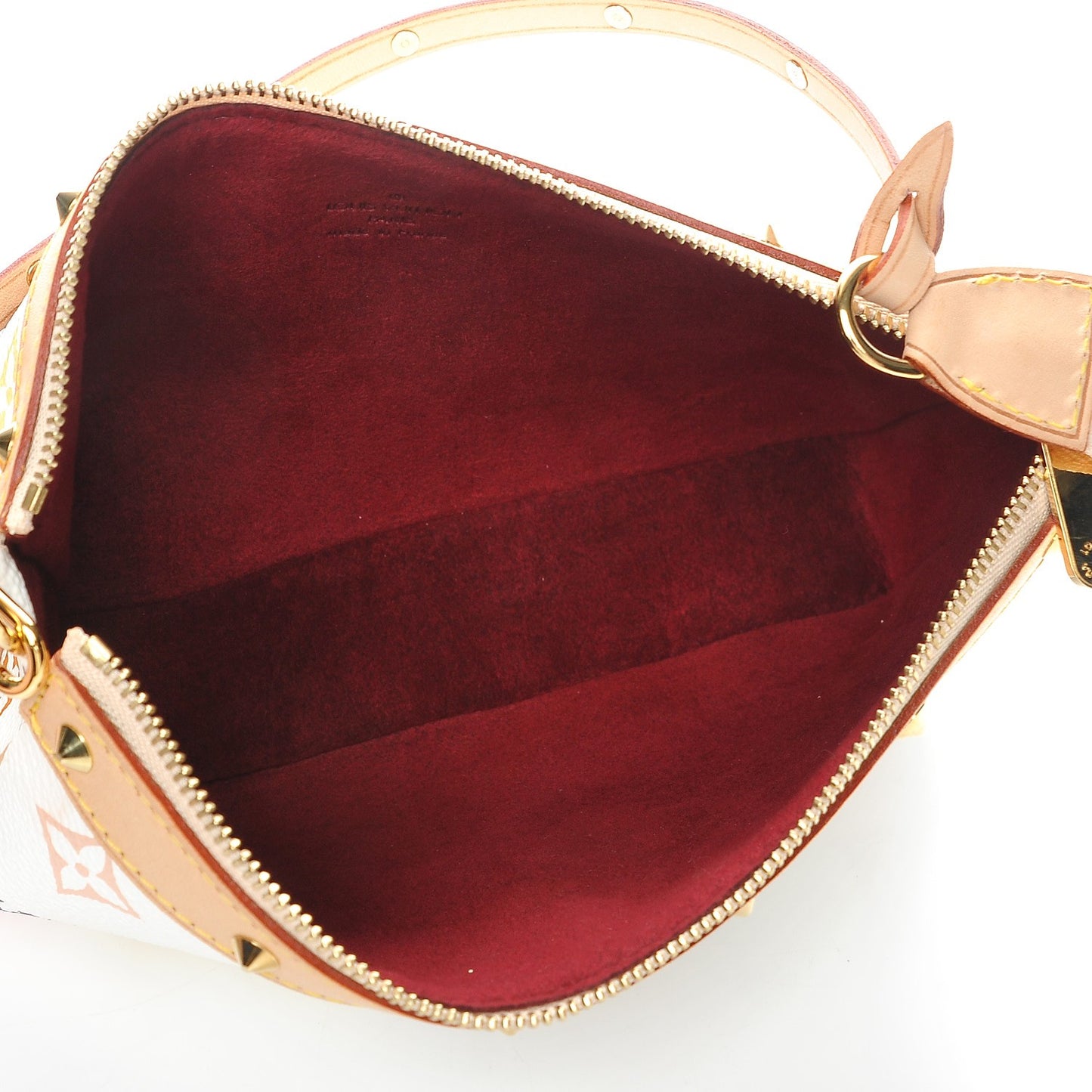 Monogram Multicolor Pochette Accessories White